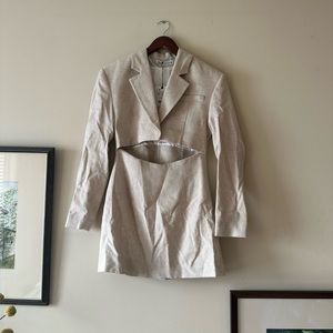 ZARA Linen Suit Dress